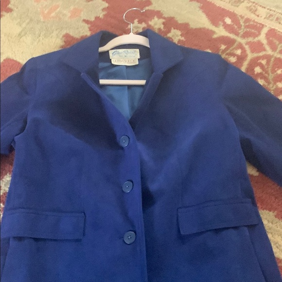 Suede Trench Coat with Notched Lapel - Picture 3 of 7